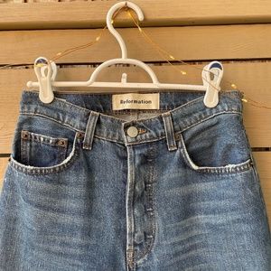 Reformation Melissa High and Skinny Jean